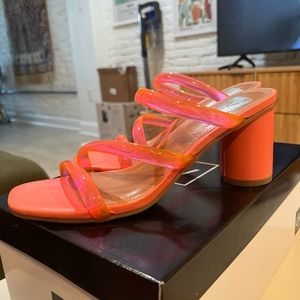 Dolce Vita pink block heel